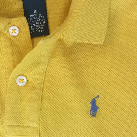 POLO BY RALPH LAUREN SIZE 4 POLO SHIRT - Picture 2 of 6